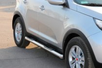 Kia Sportage 2010–2015 Boční nášlapy – nerezové trubky (2 ks) fotografie 3