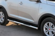Kia Sportage 2010–2015 Boční nášlapy – nerezové trubky (2 ks) fotografie 2