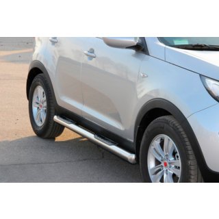 Boční nášlapy – nerezové trubky (2 ks) Kia Sportage 2010–2015 fotografie 3