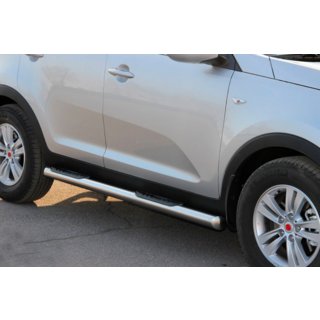 Boční nášlapy – nerezové trubky (2 ks) Kia Sportage 2010–2015 fotografie 2