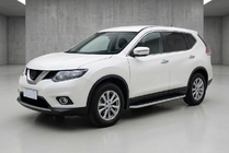 Nissan X-trail T32/Rogue 2014–2021 Boční prahy Tayga Grey (2 ks, hliník) fotografie 1