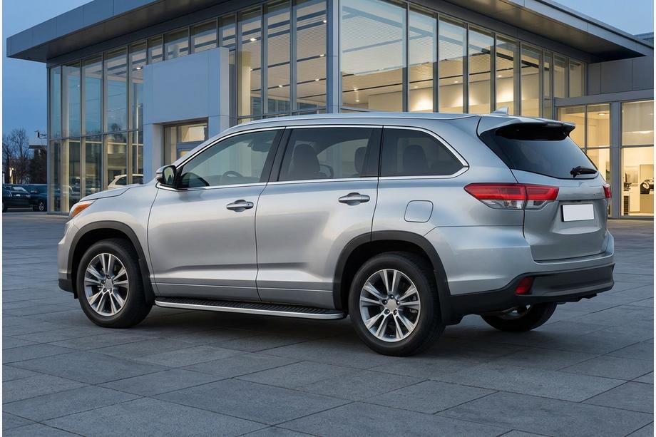 Toyota Highlander 2013–2019 Boční prahy Tayga Grey (2 ks, hliník) Image