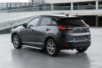 Mazda CX-3 2015– Boční nášlapy Allmond Grey (2 ks, hliník) fotografie 1