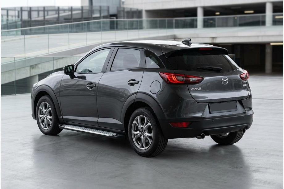 Mazda CX-3 2015– Boční nášlapy Allmond Grey (2 ks, hliník) Image