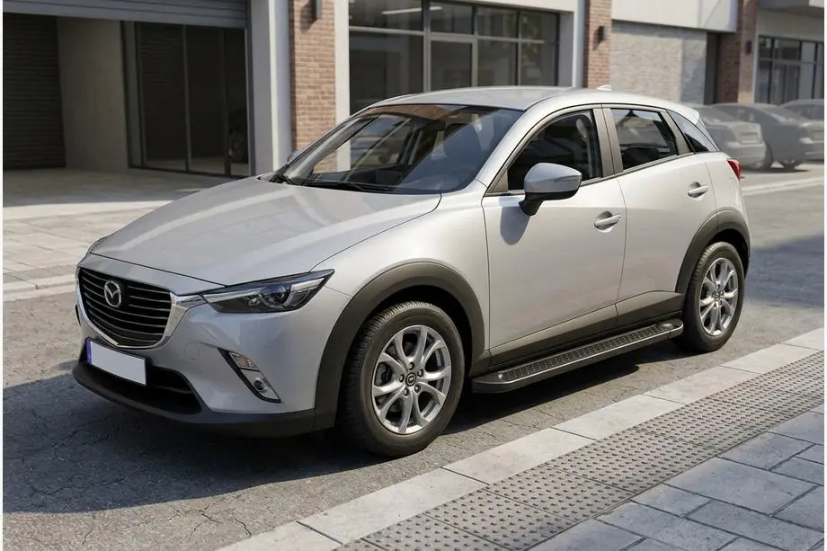Mazda CX-3 2015– Boční nášlapy Allmond Black (2 ks, hliník) Image