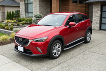 Mazda CX-3 2015– Boční prahy Tayga Grey (2 ks, hliník) fotografie 1