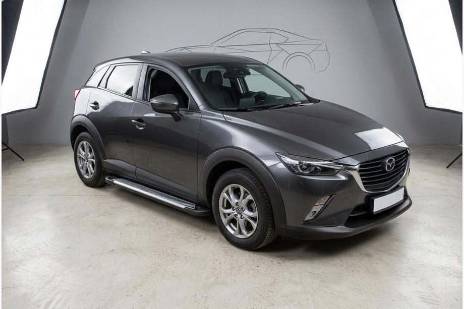 Mazda CX-3 2015– Boční nášlapy Line (2 ks, hliník) Image