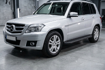 Mercedes GLK třída X204 2008–2015 Boční prahy Bosphorus Black (2 ks, hliník) fotografie 1