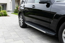 Mercedes GLK třída X204 2008–2015 Boční nášlapy Duru (2 ks, hliník) fotografie 1