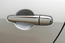 Mazda 6 2003–2008 Chromové kryty klik dveří (4 ks, nerez) fotografie 2