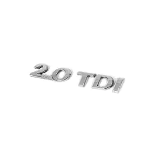Nápis 2.0 TDI fotografie 2