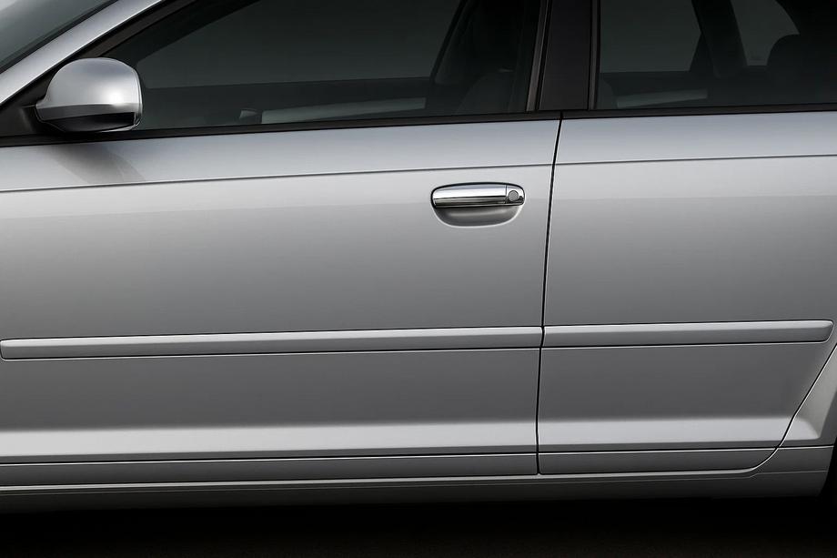 Audi A4 B6 2000–2004 Chromové kryty klik dveří (4 ks, nerez) Fotografie 3
