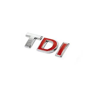 Nápis TDI (šikmé písmo) fotografie 3