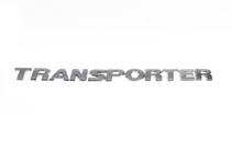 Volkswagen T5 2010–2015 Emblém – nápis Transporter 7E0 853 687 739 (šikmé písmo) fotografie 2
