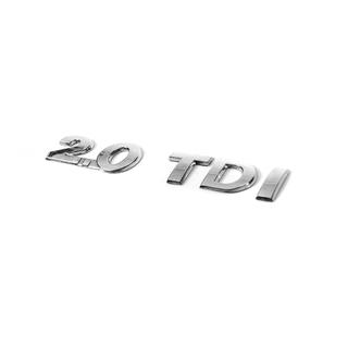 Nápis 2.0 TDI fotografie 2