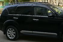 Mitsubishi ASX 2010–2023 Okenní lišty (6 ks, nerez) fotografie 3