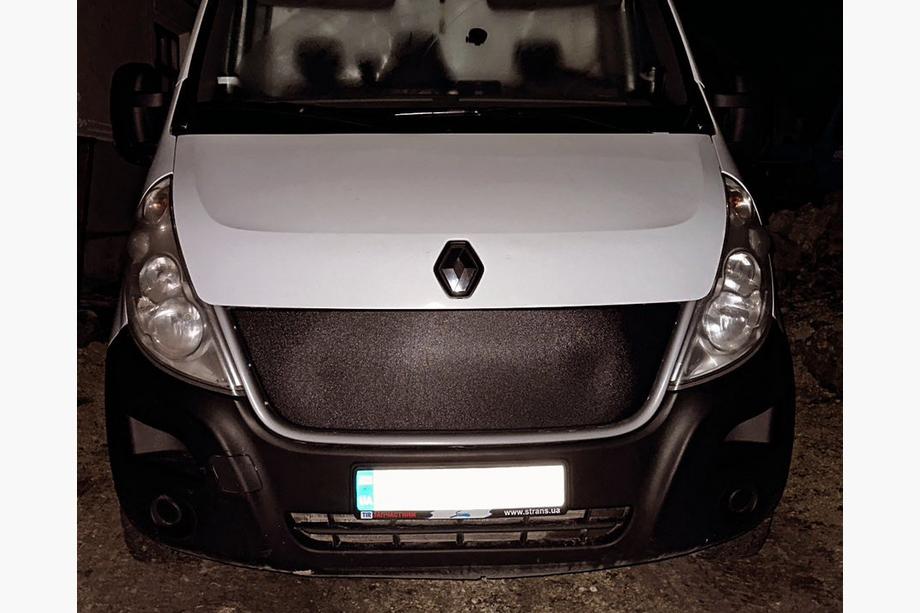 Renault Master 2011–2023 Zimní clona masky chladiče (2010-2014, horní) Lesklá Fotografie 2