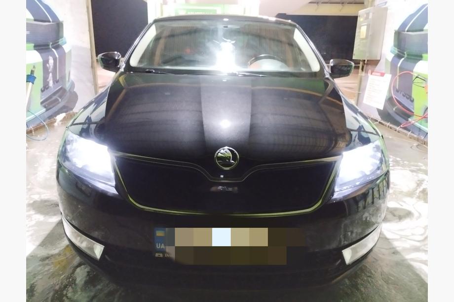 Skoda Rapid 2012–2019 Zimní clona chladiče (horní) Matná Image