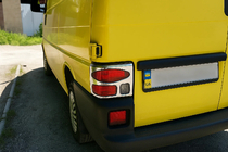Volkswagen T4 Transporter 1990–2003 Nerezové kryty zadních světel (2 ks) Carmos - turecká ocel fotografie 5