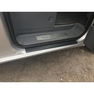 Plastové kryty prahů DDU Mat, matné (2 ks) Mercedes Vito W639 2004–2014 fotografie 3