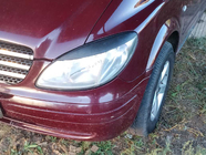 Mercedes Vito W639 2004–2014 Rovná mračítka na světlomety (2004-2010, 2 ks, plast) Matná černá fotografie 2