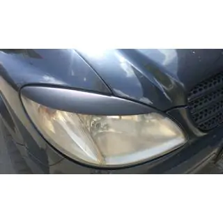 Rovná mračítka na světlomety (2004-2010, 2 ks, plast) Mercedes Vito W639 2004–2014 fotografie 4