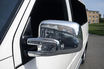 Volkswagen T4 Transporter 1990–2003 Chromové kryty zpětných zrcátek (Carmos, 2 ks, plast) Carmos – turecký ABS plast fotografie 1