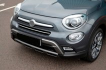 Fiat 500X 2014–2024 Nerezová lišta na přední nárazník fotografie 4