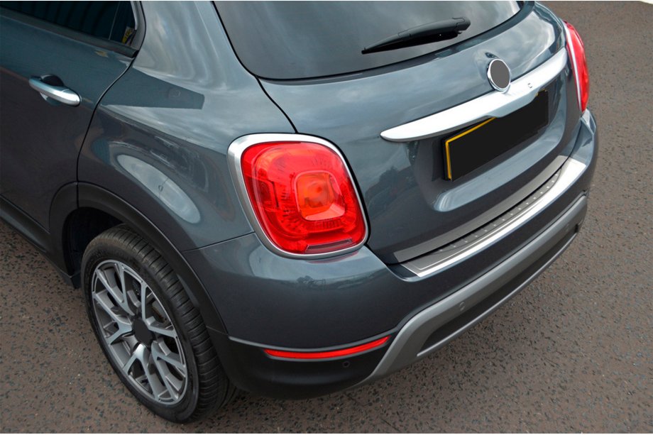 Fiat 500X 2014–2024 Ochranná lišta na zadní nárazník OmsaLine (nerez) Image