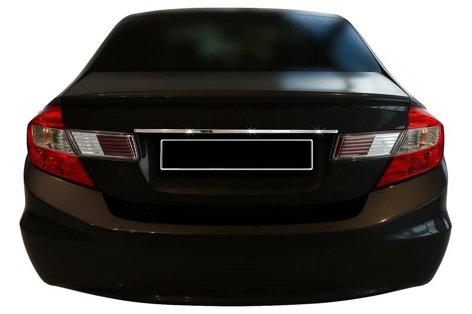 Honda Civic Sedan IX 2011–2016 Nerezová lišta nad SPZ Image