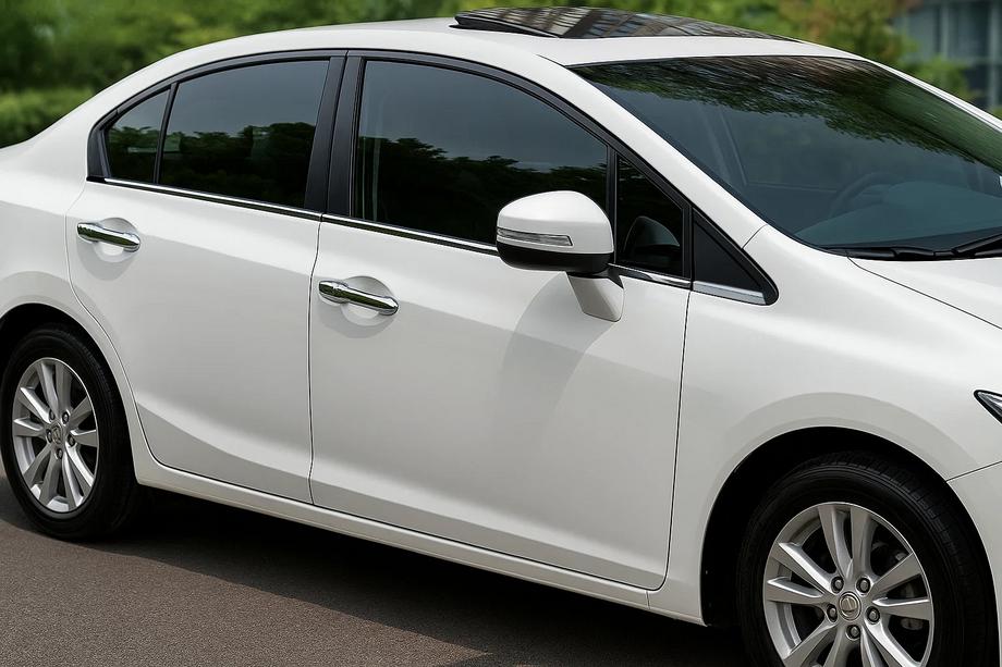 Honda Civic Sedan IX 2011–2016 Vnější okenní lišty OmsaLine (6 ks, nerez) Image