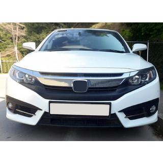 Chromové kryty mlhovek OmsaLine (2 ks, nerez) Honda Civic Sedan X 2016–2021 fotografie 3