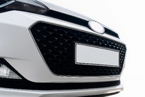 Hyundai I-20 2014–2020 Rámeček masky chladiče 2014-2018 (2 ks, nerez) fotografie 1
