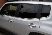 Jeep Renegade 2014– Ozdobné okenní lišty (6 ks, nerez) Carmos - turecká ocel fotografie 1