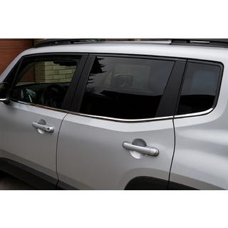 Ozdobné okenní lišty (6 ks, nerez) Jeep Renegade 2014– fotografie 1