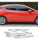 Opel Astra K 2016–2021 Nerezové okenní lišty fotografie 5