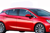 Opel Astra K 2016–2021 Nerezové okenní lišty fotografie 6