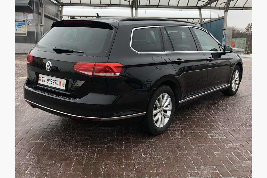 Volkswagen Passat B8 2015–2023 Nerezové kryty hrany zadního nárazníku SD/SW (3 ks) OmsaLine – italská nerezová ocel Fotografie 3