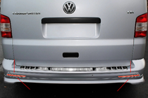 Volkswagen T6 2015–2024 Nerezové kryty zadních odrazek (2 ks) 2dveřové provedení fotografie 1