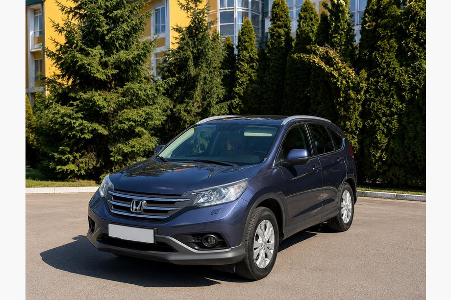 Honda CRV 2012–2016 Integrované střešní podélníky šedé OEM (ABS plast, montáž na šrouby) Fotografie 2