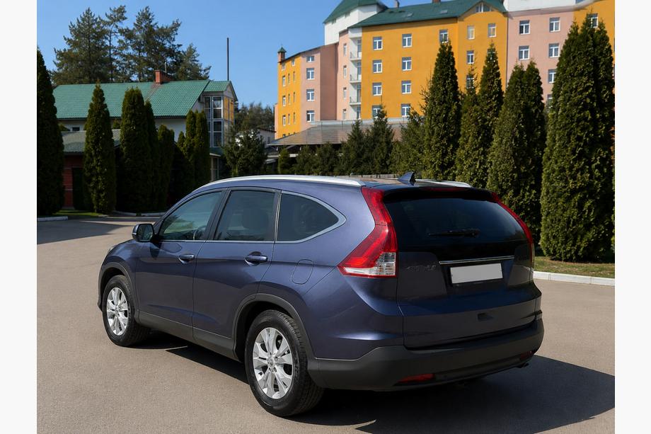 Honda CRV 2012–2016 Integrované střešní podélníky šedé OEM (ABS plast, montáž na šrouby) Fotografie 4