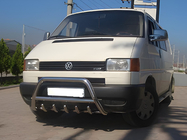 Volkswagen T4 Transporter 1990–2003 Nerezový přední ochranný rám WT003 60 mm 50 mm, s nápisem fotografie 9