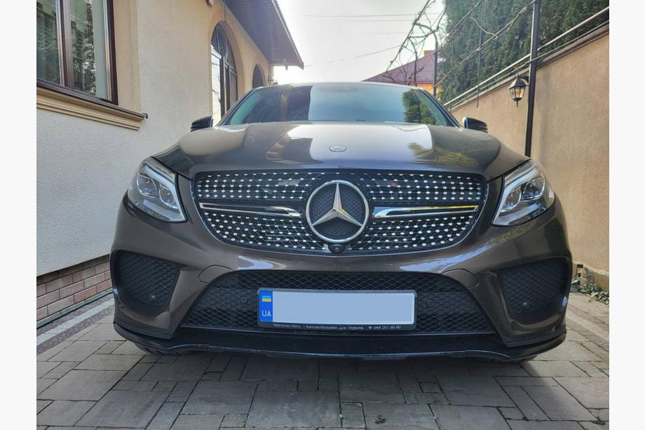 Mercedes GLE Coupé C292 2015–2019 Tuningová maska chladiče (Diamond Silver) Image