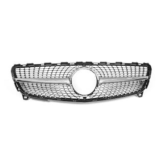Přední maska chladiče Diamond Silver (2015-2018) Mercedes A-сlass W176 2012–2018 fotografie 4