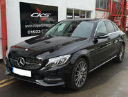 Mercedes C-Class W205 2014–2021 Přední maska chladiče Diamond Silver (pro Avantgarde/AMG-Line/C43 AMG) 2018+, s kamerou fotografie 14