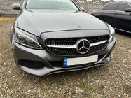 Mercedes C-Class W205 2014–2021 Přední maska chladiče Diamond Silver (pro Avantgarde/AMG-Line/C43 AMG) 2018+, s kamerou fotografie 2