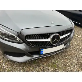 Přední maska chladiče Diamond Silver (pro Avantgarde/AMG-Line/C43 AMG)