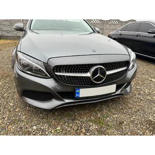 Přední maska chladiče Diamond Silver (pro Avantgarde/AMG-Line/C43 AMG) Mercedes C-Class W205 2014–2021 fotografie 2