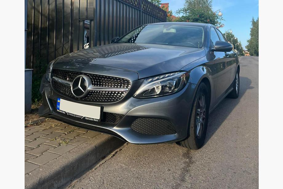 Mercedes C-Class W205 2014–2021 Přední maska chladiče Diamond Silver (pro Avantgarde/AMG-Line/C43 AMG) Fotografie 5