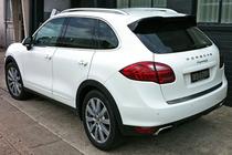 Porsche Cayenne 2010–2017 OEM střešní ližiny (2 ks) fotografie 2